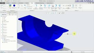CREO TUTORIAL   LOWER HOUSING