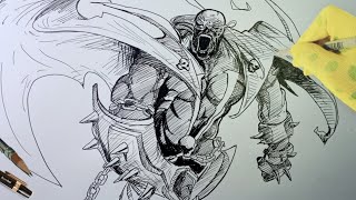 Learn to draw Spawn easily | how to draw | easy step by step