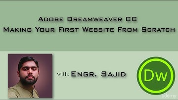 Make Your First Website From Scratch - Adobe Dreamweaver