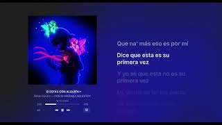 SI ESTÁS CON ALGUIEN (Lyrics) - Omar Courtz