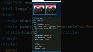 Overflow Hidden vs Scroll | CSS Explained in 30 Seconds 🔥