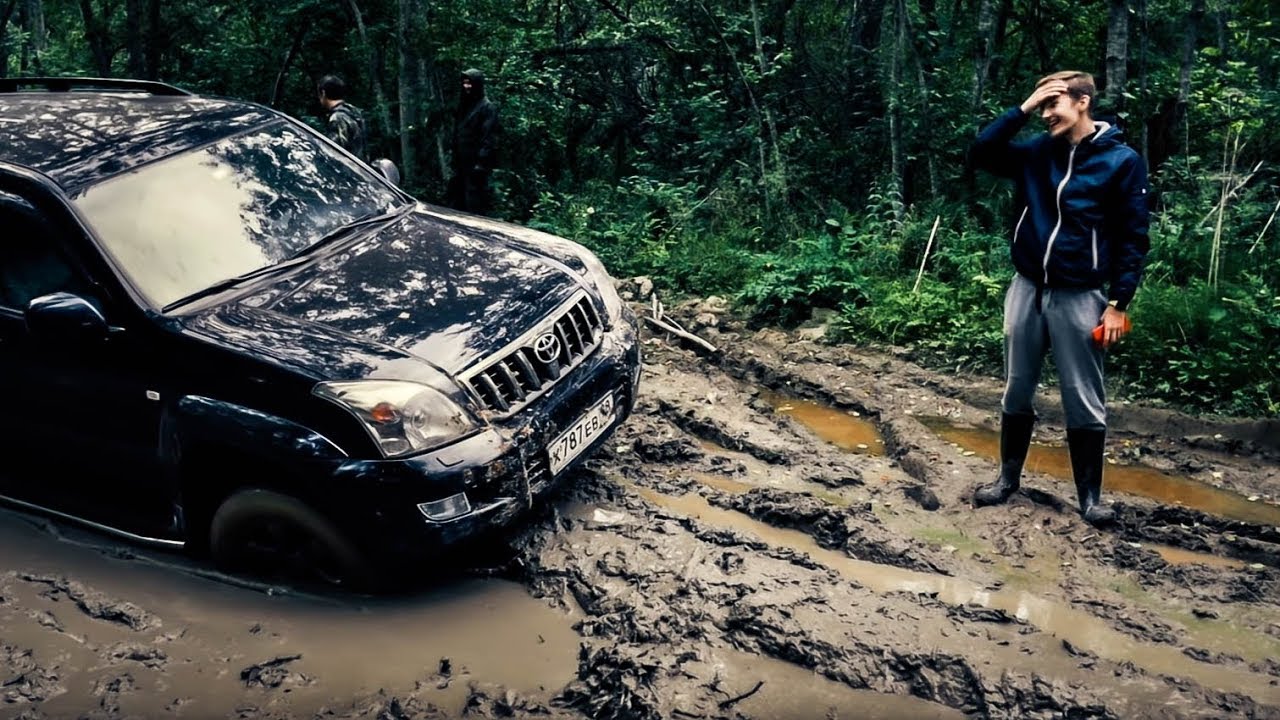 Прадик старался, но грязь оказалась сильнее.. Мой первый ОФФРОУД.