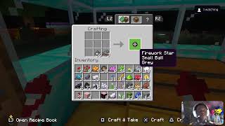 Minecraft: How To Make Firework Rocket Grey Tutorial
