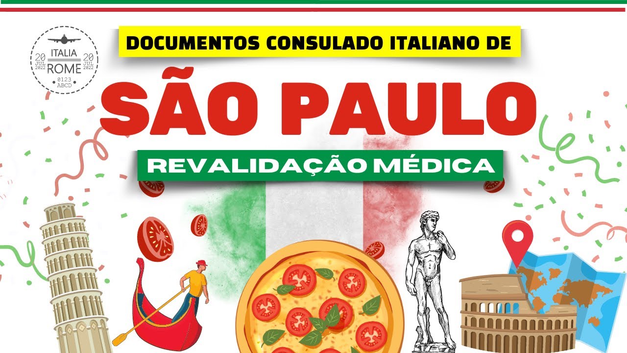 REVALIDAÇÃO MÉDICA NA ITÁLIA- DECLARAÇÃO DE VALOR CONSULADO ITALIANO DE SÃO PAULO