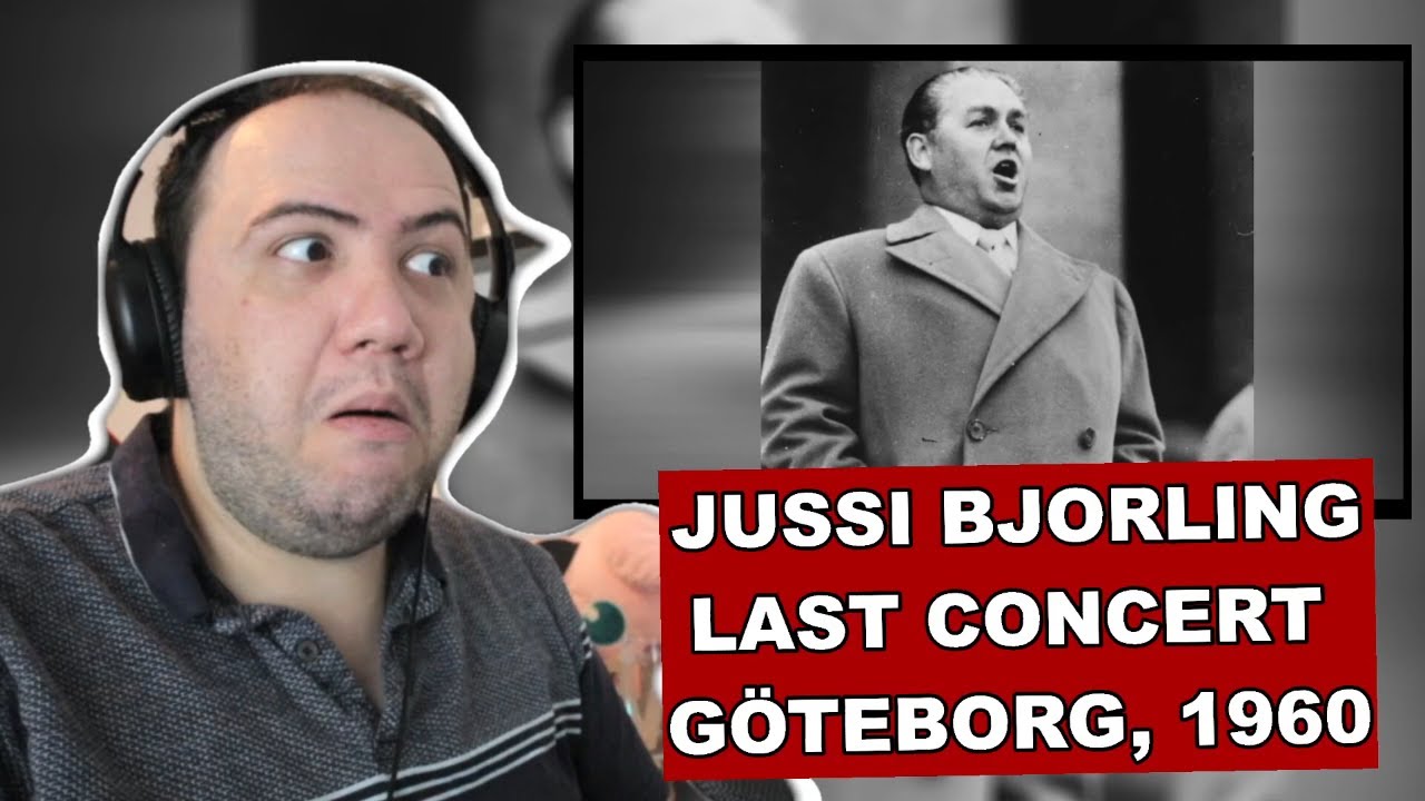 Jussi Bjorling - Donna non vidi mai (Manon Lescaut) LAST CONCERT in Göteborg, 1960 - Paul Reacts
