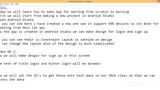 Android Login Sign Up Shared Preferences-Video2