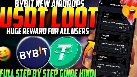 BYBIT ALL Users Airdrop All Tasks Complete Guide Hindi 🔥| BYBIT New Offer Today ✅ | Bybit Airdrops 😍