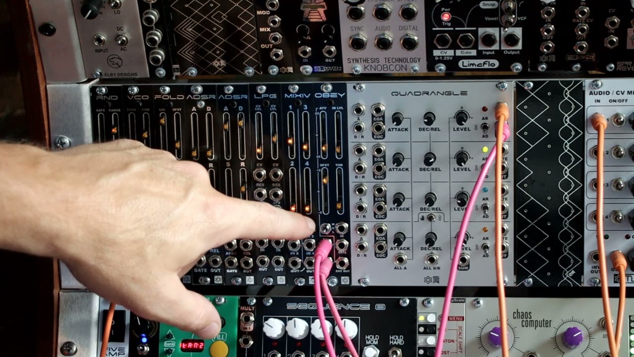 Synthrotek OBEY Attenuverter & Offset Module SIDECHAIN DUCKING technique