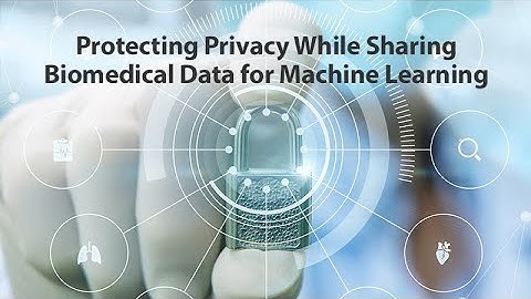 Protecting Privacy While Sharing Biomedical Data for Machine Learning