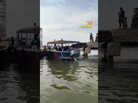 بعد تعطل جسر التنومة انتعاش حركة زوارق شط العرب لنقل المواطنين بين الجانبين المربد