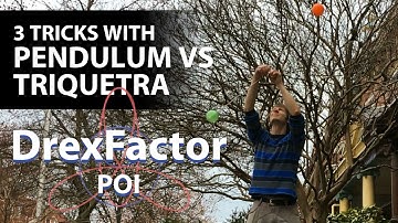 3 Poi Spinning tricks you can do with Pendulum vs Triquetra hybrids