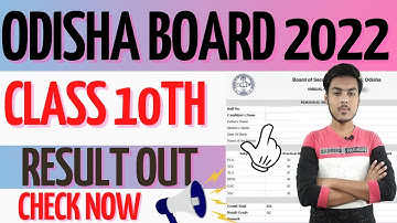 odisha class 10th result 2022 | bse odisha 10th results 2022