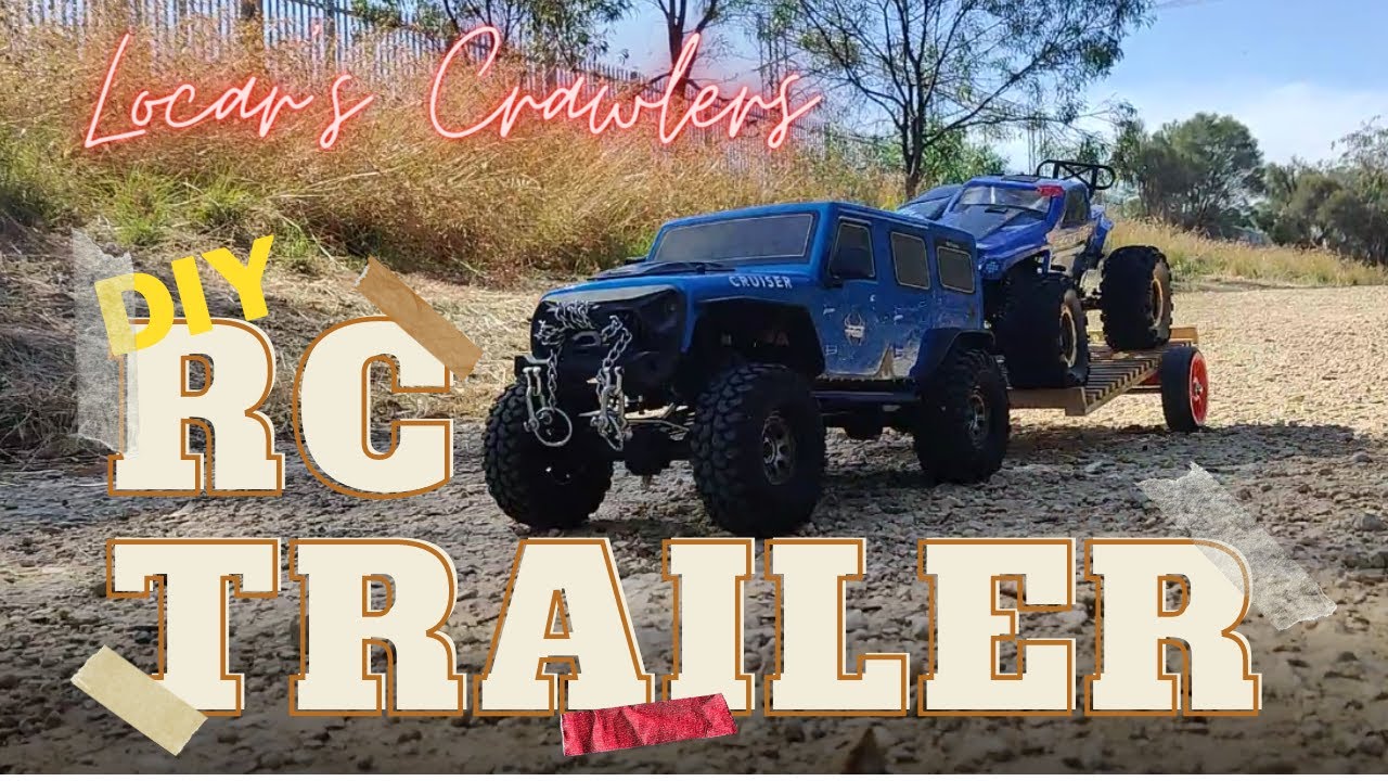 Mostly recycled RC trailer - the home made trailer for 1/10 RC cars