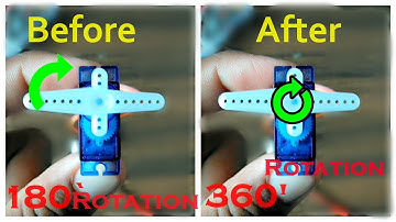 How to upgrade servo motor drive direct with battery/Fun with creation