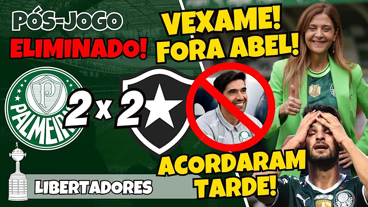 PÓS-JOGO | PALMEIRAS 2X2 BOTAFOGO | LIBERTADORES 2024 | COLETIVA ABEL FERREIRA | AO VIVO