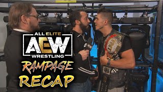 SAMMY GUEVARA NEW CHALLENGER TONY NESE - AEW RAMPAGE RECAP NOVEMBER 26TH 2021 SPOILERS
