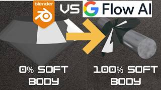 AI VS CG Blender - Diamond Soft Body AI Comparison screenshot 5