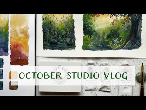 Emma's View - Gouache Landscape Tutorial — Ruth Wilshaw - Modern Gouache  Artist