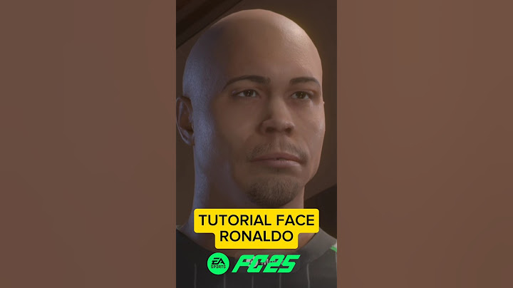 EaFc25 TUTORIAL FACE RONALDO (VÍDEO COMPLETO NO CANAL)