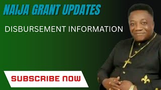 DISBURSEMENT INFORMATION