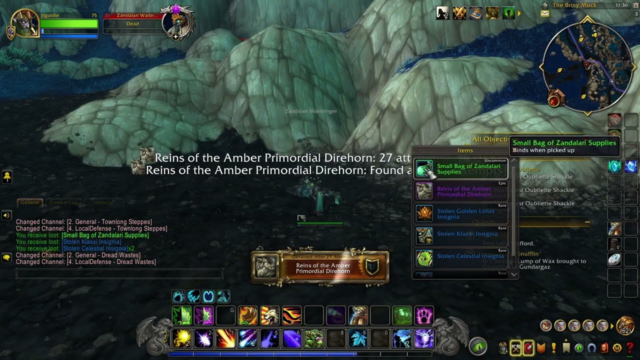 Zandalari Warbringer Mount drops!