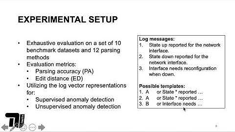 Self Supervised Log Parsing