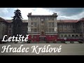 Letiště Hradec Králové, opuštěná kasárna, učebny a sklady.