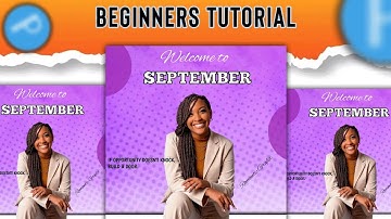 New month flyer design for beginners| pixellab tutorial