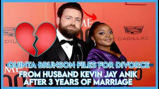Abbott Elementary star Quinta Brunson files for divorce from Kevin Jay Anik | AW News