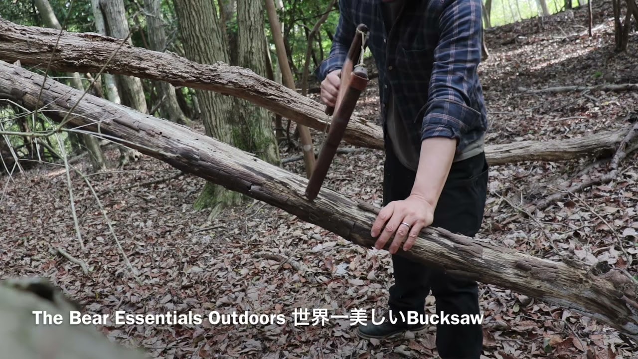 世界一美しいBucksaw 切れ味の確認 The Bear Essentials Outdoors 