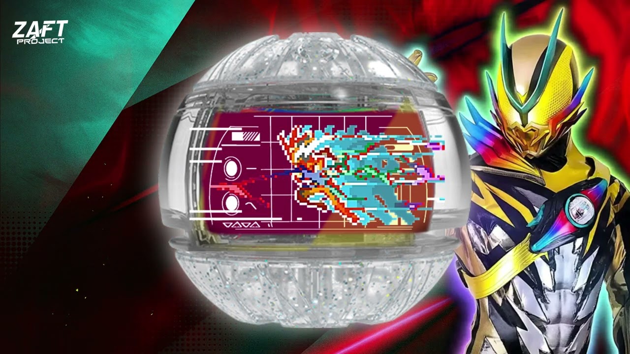 Inazuma Plasma Booster Capsem Animated Kamen Rider Zeztz Driver