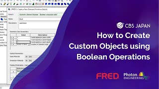 How to Create Custom Objects using the Boolean Operation