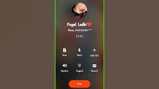 Romantic video call recording | lovely 😍 gf cute call recording | gf bf romantic call recording ||❤️
