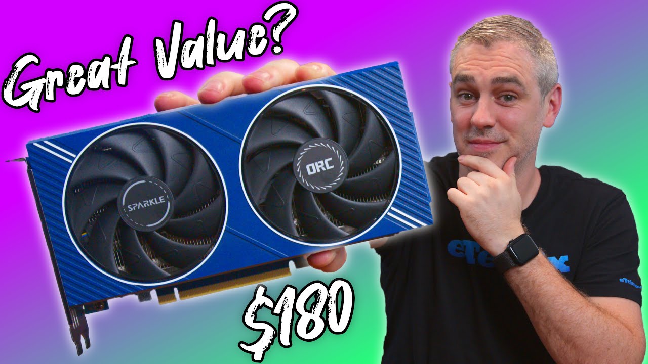 Intel ARC A580 Review Ft Sparkle [Benchmarks Power Thermals] YouTube