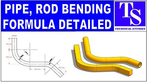 STEEL PIPE - HOW TO CALCULATE AND MARK PIPE OR ROD BENDS- fit up TUTORIAL