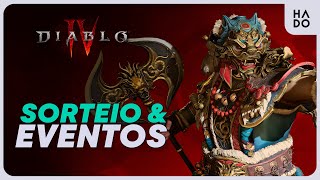 DIABLO 4: TEMPORADA 3 - EVENTO ACABANDO MAS TEM SORTEIO! #DiabloIV #TemporadaDosConstrutos