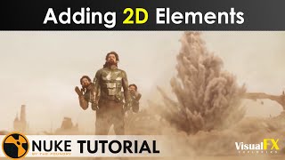 Adding 2D Elements in Nuke Compositing Tutorial | KALKI VFX | VisualFX_Explorers