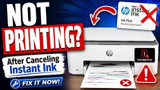 HP Printer Not Printing After Canceling Instant Ink? Easy Fix!