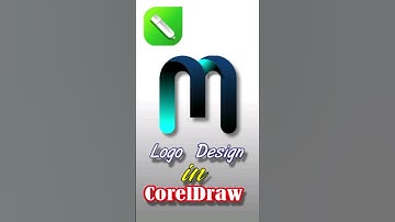 Easy M logo  design in CorelDraw🔥 l logo design#coreldraw #logo