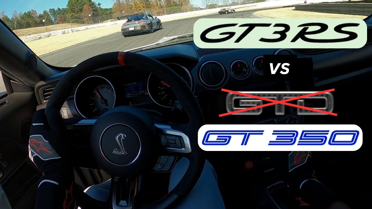 Mustang tries to compete with 992 GT3RS on Track at Barber Motorsports Park