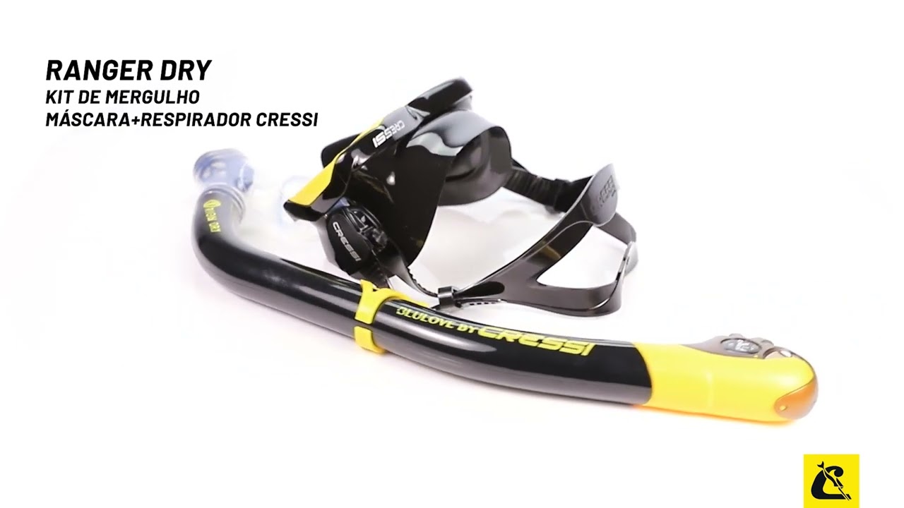 Kit de Mergulho Cressi Ranger + Orion Dry: Conforto e Desempenho na Água