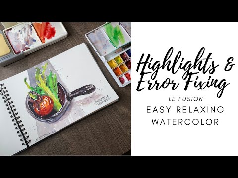 Highlights & Error Fixing | Easy & Relaxing Sketch Tutorial (6 min)