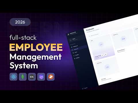 Build & Deploy Full Stack Employee Management System In React Js | Mern Stack Project 2026