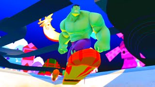 Disney Infinity 2.0 Showcase Jim Hawkins Solar Board Ability Power Disc w/ HULK Free Roam Gameplay