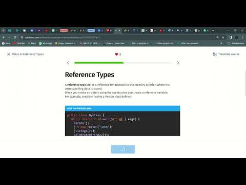 07 Value & Reference Types | Java Intermediate | Sololearn