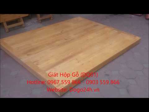 Video Dát Phản Hộp Gỗ Tự Nhiên (Màu Sáng) (Mã: DQ01) - Bed... - youtube