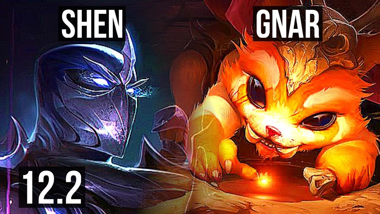 SHEN vs GNAR (TOP) | Rank 1 Shen, 500+ games, 4/4/19 | KR Challenger | 12.2