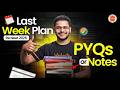 🔥 Last Week Strategy for ReNEET 2026 | PYQs or Notes? 🤔 | What Should You Focus On Now?