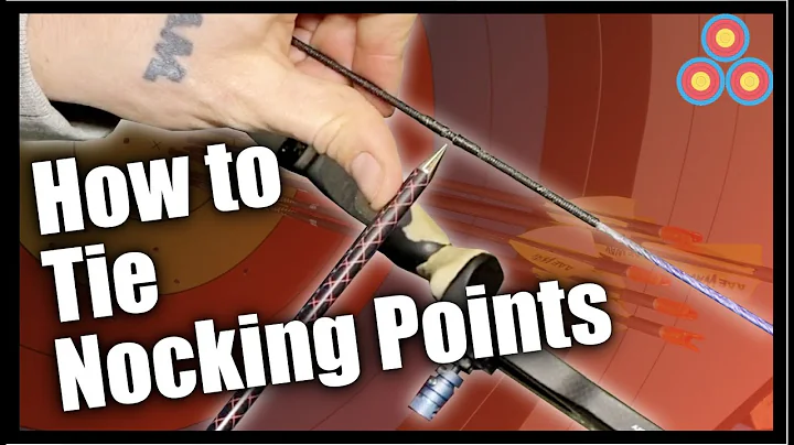 How To Tie Nocking Points | Learn moveable & perma...