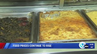 Food prices continue to rise